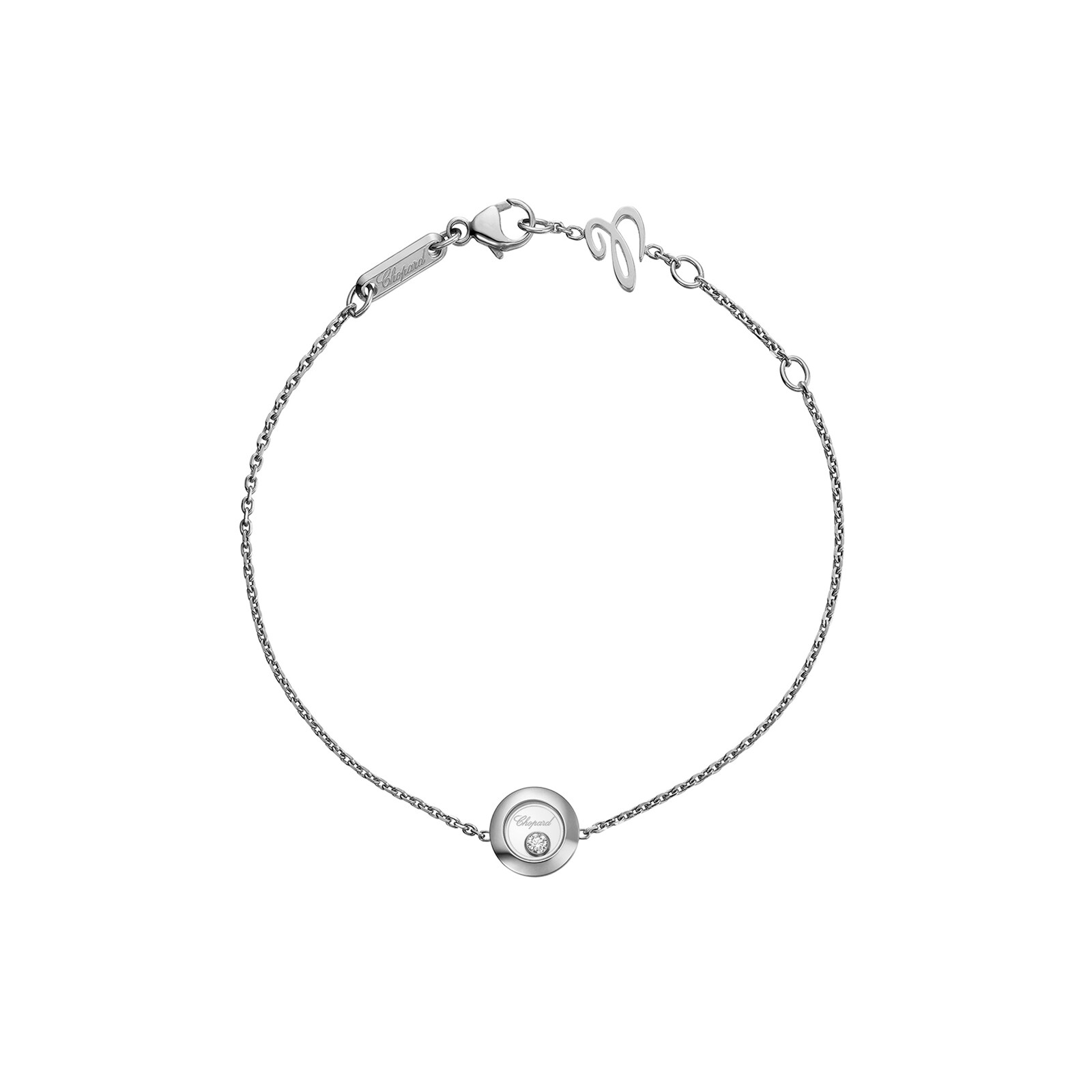 Chopard Happy Diamonds 18ct White Gold Icons Bracelet Chopard Happy Diamonds 18ct White Gold Icons Bracelet