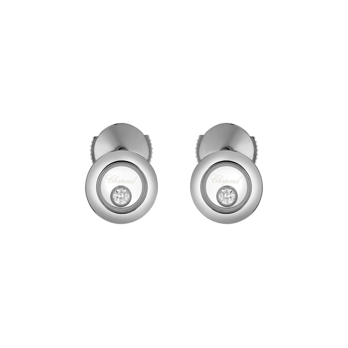 Chopard Happy Diamonds Icons 18ct White Gold Earrings