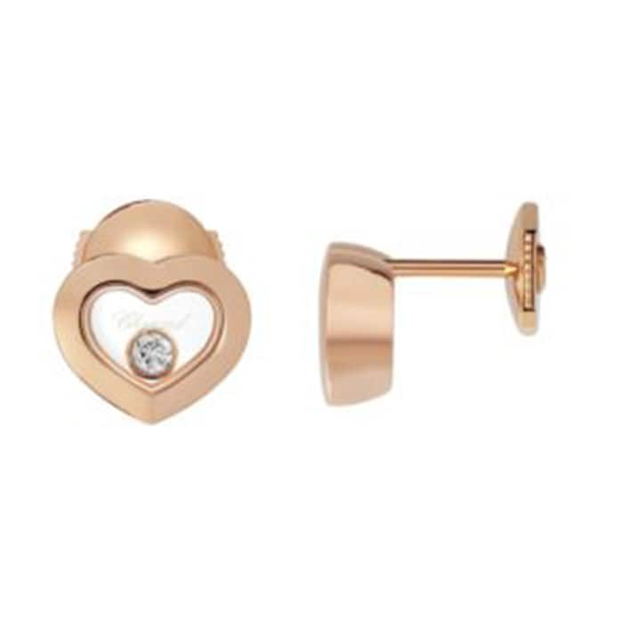 Chopard Happy Diamonds 18ct Rose Gold Earrings