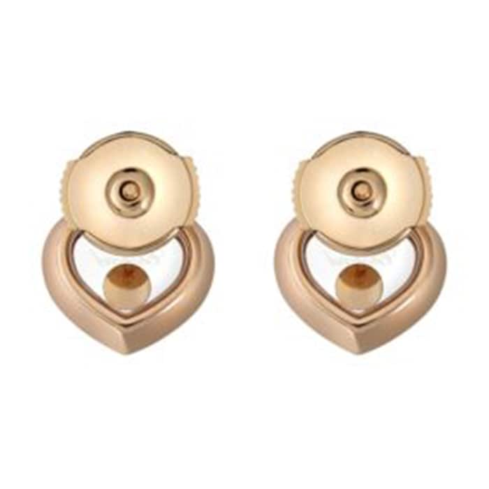 Chopard Happy Diamonds 18ct Rose Gold Earrings