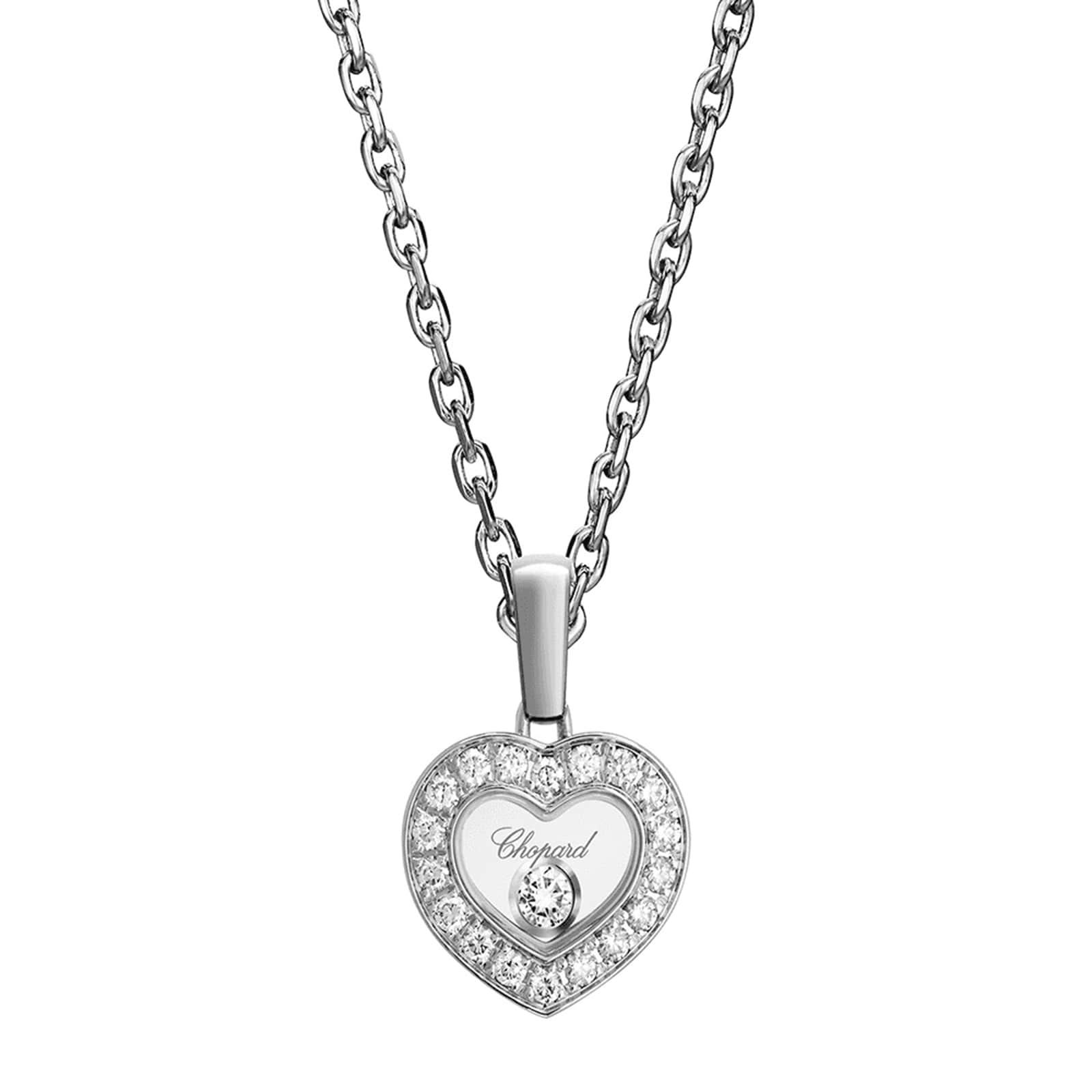 Happy Diamonds Icons White Gold Pendant