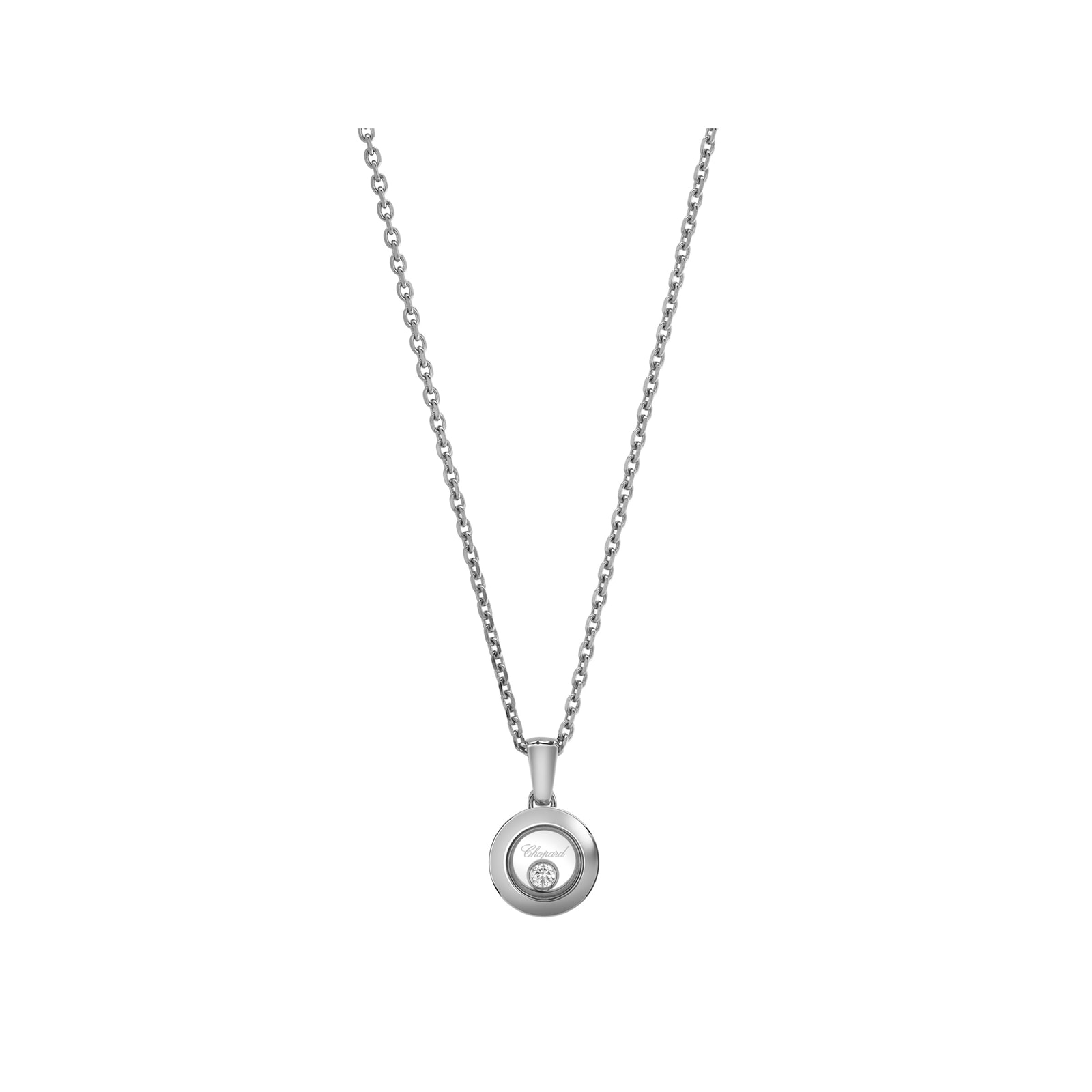 Chopard Happy Diamonds 18ct White Gold Icons Pendant Chopard Happy Diamonds 18ct White Gold Icons Pendant