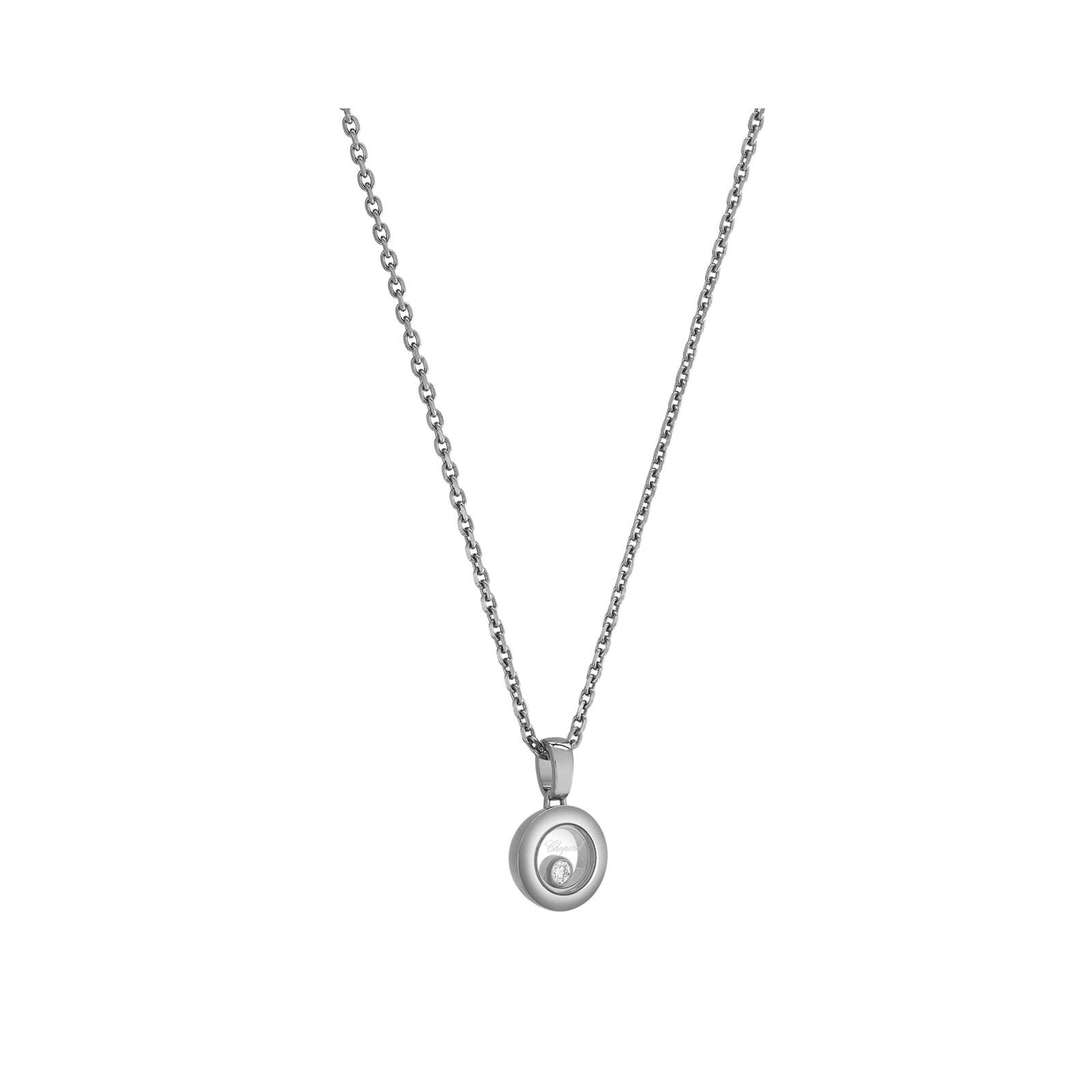 Chopard Happy Diamonds 18ct White Gold Icons Pendant