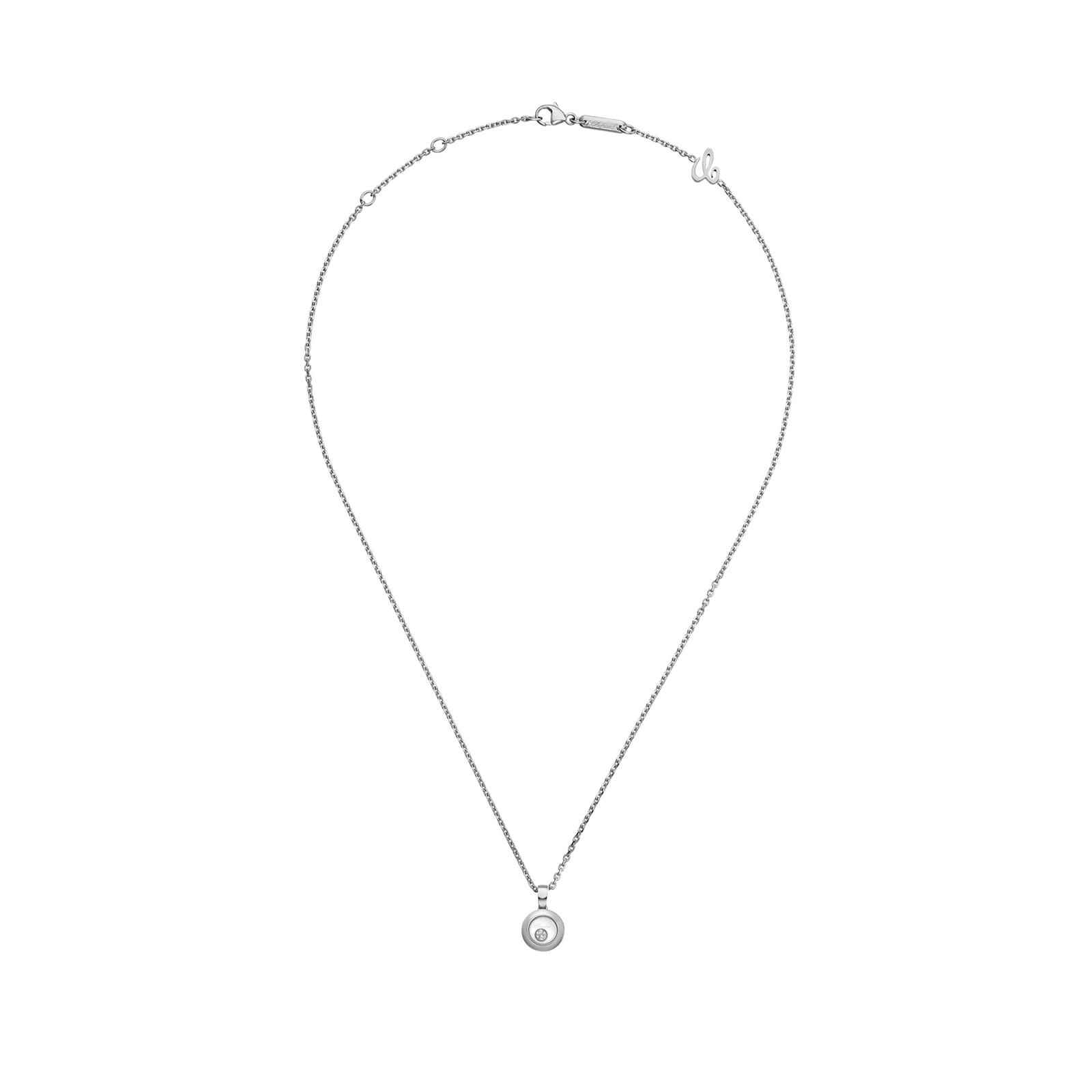 Chopard Happy Diamonds 18ct White Gold Icons Pendant Chopard Happy Diamonds 18ct White Gold Icons Pendant