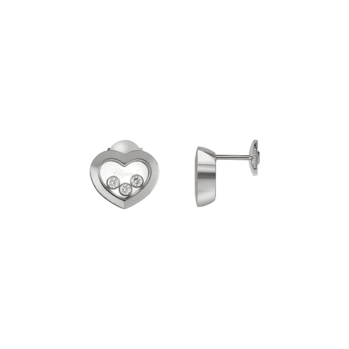 Chopard Happy Diamonds 18ct White Gold Icons Earrings