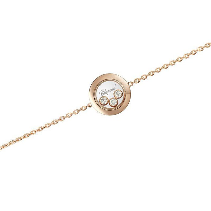 Chopard Happy Diamonds Icons 18ct Rose Gold Diamond Bracelet