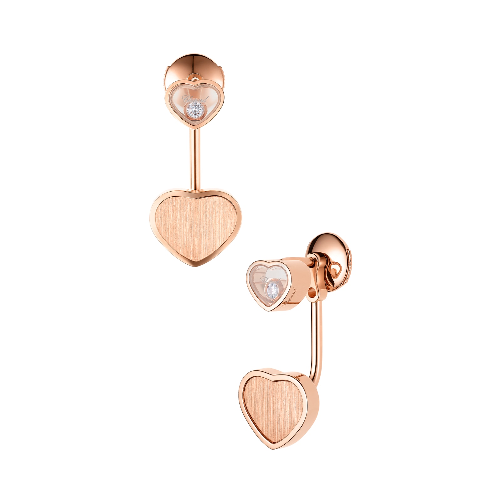 Chopard Limited Edition James Bond 007 Happy Hearts - Golden Hearts Earrings Chopard Limited Edition James Bond 007 Happy Hearts - Golden Hearts Earrings