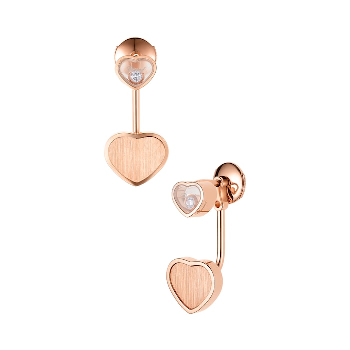 Chopard Limited Edition James Bond 007 Happy Hearts - Golden Hearts Earrings