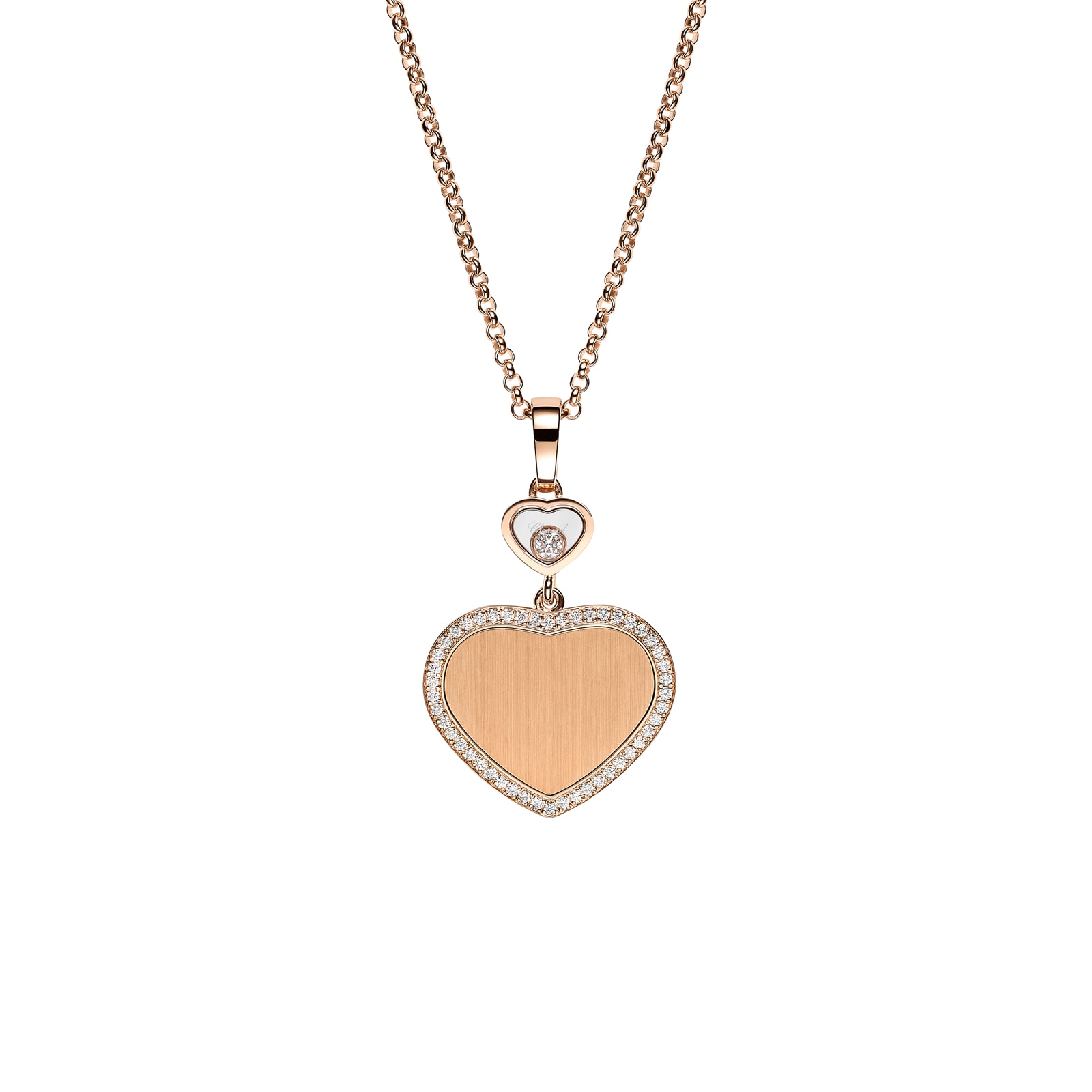 Chopard Limited Edition 007 Happy Hearts Golden Hearts Necklace