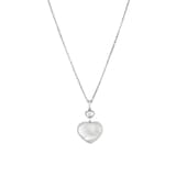 Chopard Happy Hearts 18ct White Gold Mother of Pearl Diamond Pendant