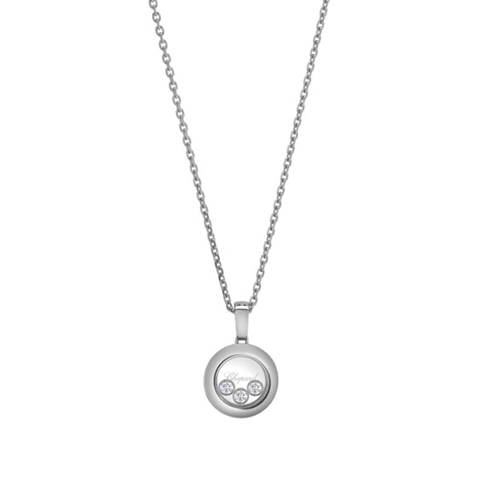 Chopard Happy Diamonds Icon 18ct White Gold Diamond Necklace