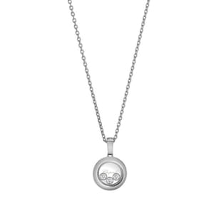Chopard Happy Diamonds Icon 18ct White Gold Diamond Necklace