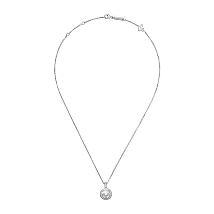 Chopard Happy Diamonds Icon 18ct White Gold Diamond Necklace