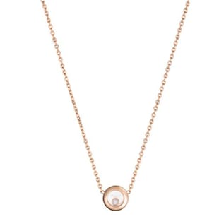 Chopard Happy Diamonds Icons 18ct Rose Gold Diamond Necklace