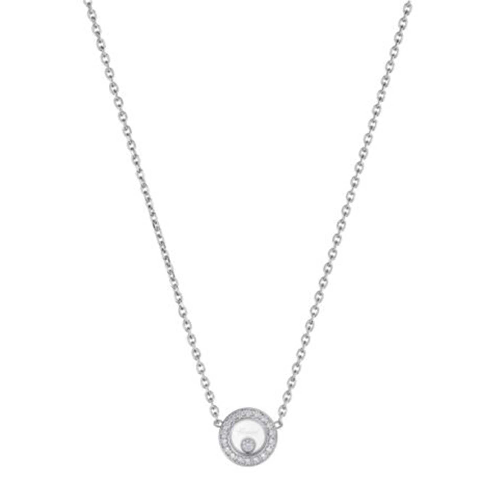 Happy Diamonds Icons 18ct White Gold Diamond Necklace