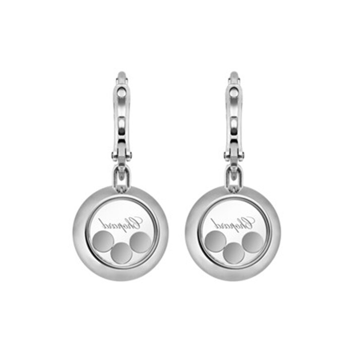 Chopard Happy Diamonds Icon 18ct White Gold Diamond Earrings
