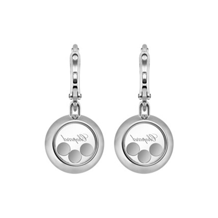 Chopard Happy Diamonds Icon 18ct White Gold Diamond Earrings