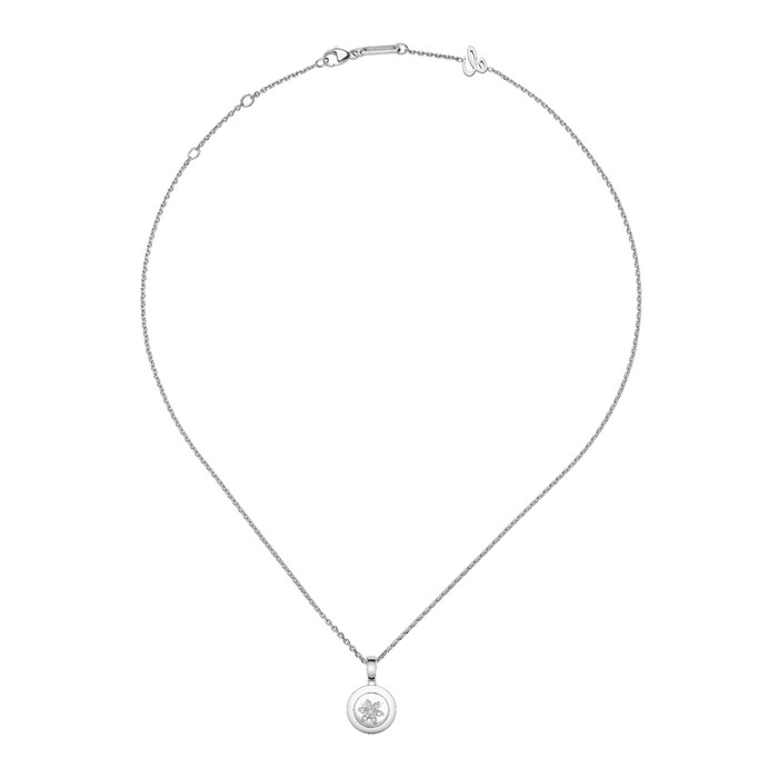 Chopard Happy Diamonds 18ct White Gold Diamond Necklace