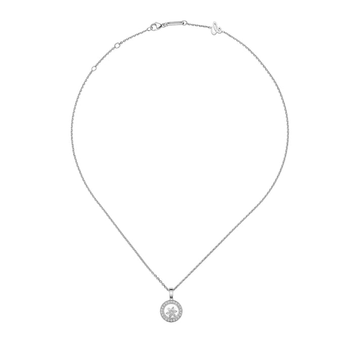 Chopard Happy Diamonds 18ct White Gold Diamond Necklace