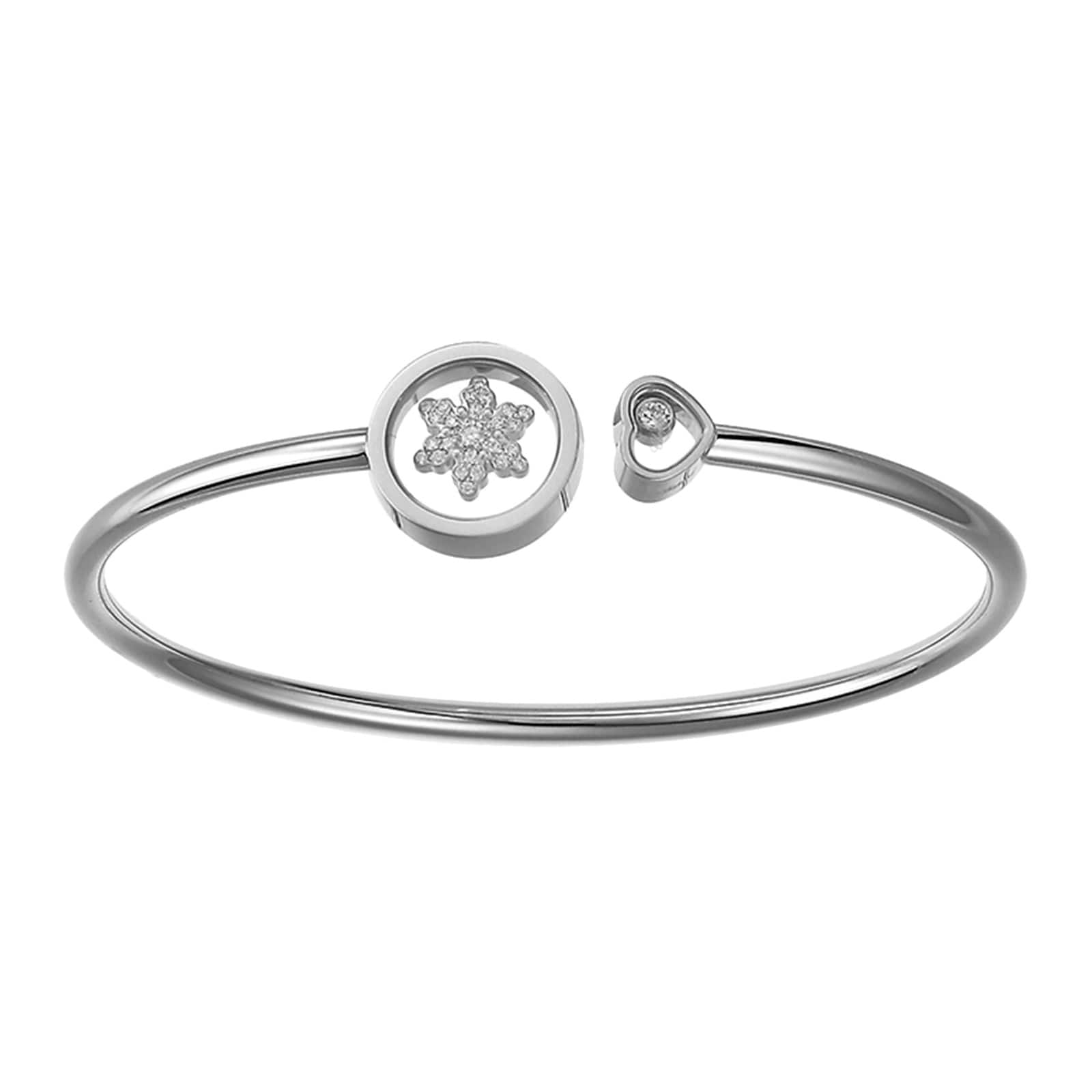 Happy Snowflakes Ladies Bangle