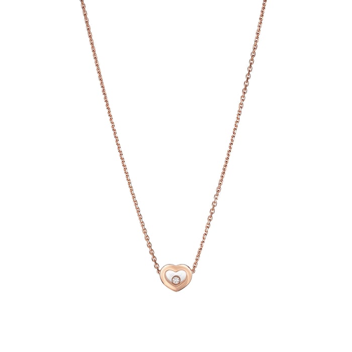 Chopard Happy Diamonds Icons Necklace, Ethical Rose Gold, Diamond