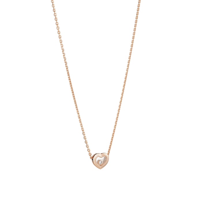 Chopard Happy Diamonds Icons Necklace, Ethical Rose Gold, Diamond