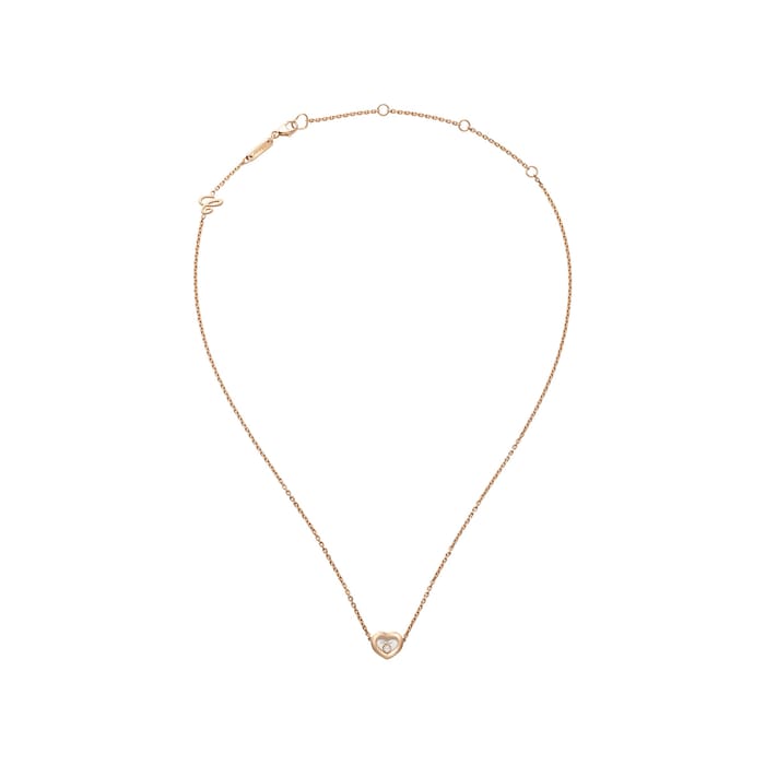 Chopard Happy Diamonds Icons Necklace, Ethical Rose Gold, Diamond