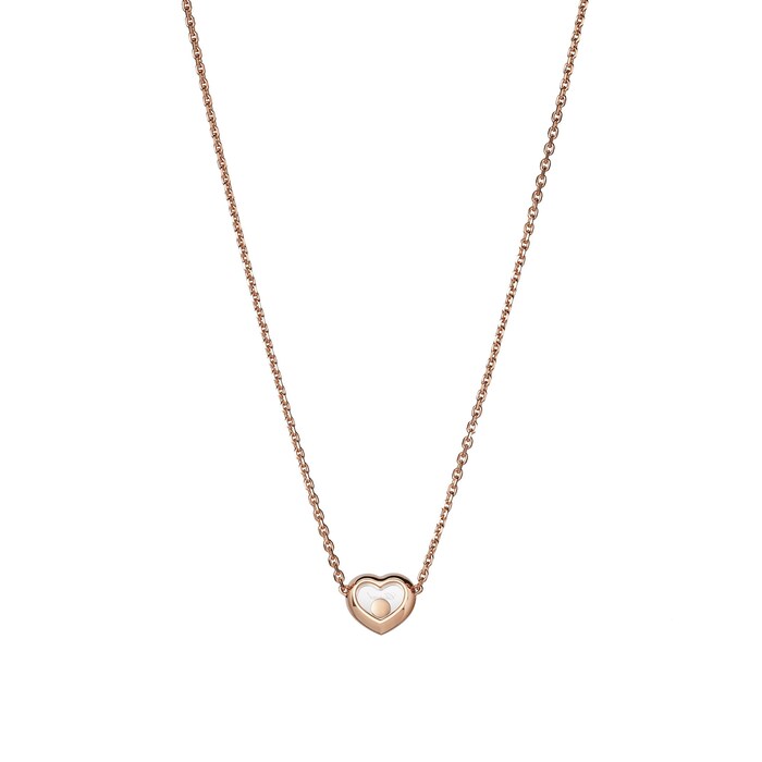 Chopard Happy Diamonds Icons Necklace, Ethical Rose Gold, Diamond