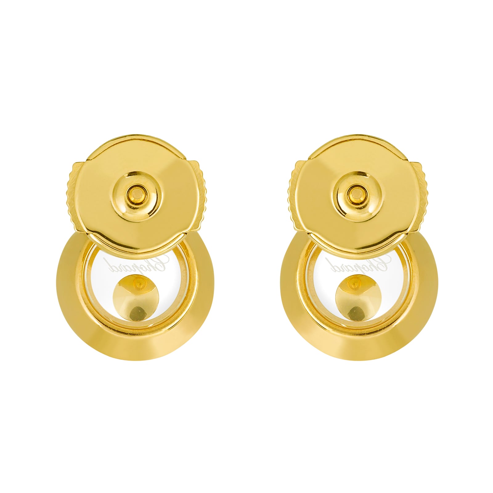 Chopard Happy Diamonds Icons Earrings Ethical Yellow Gold