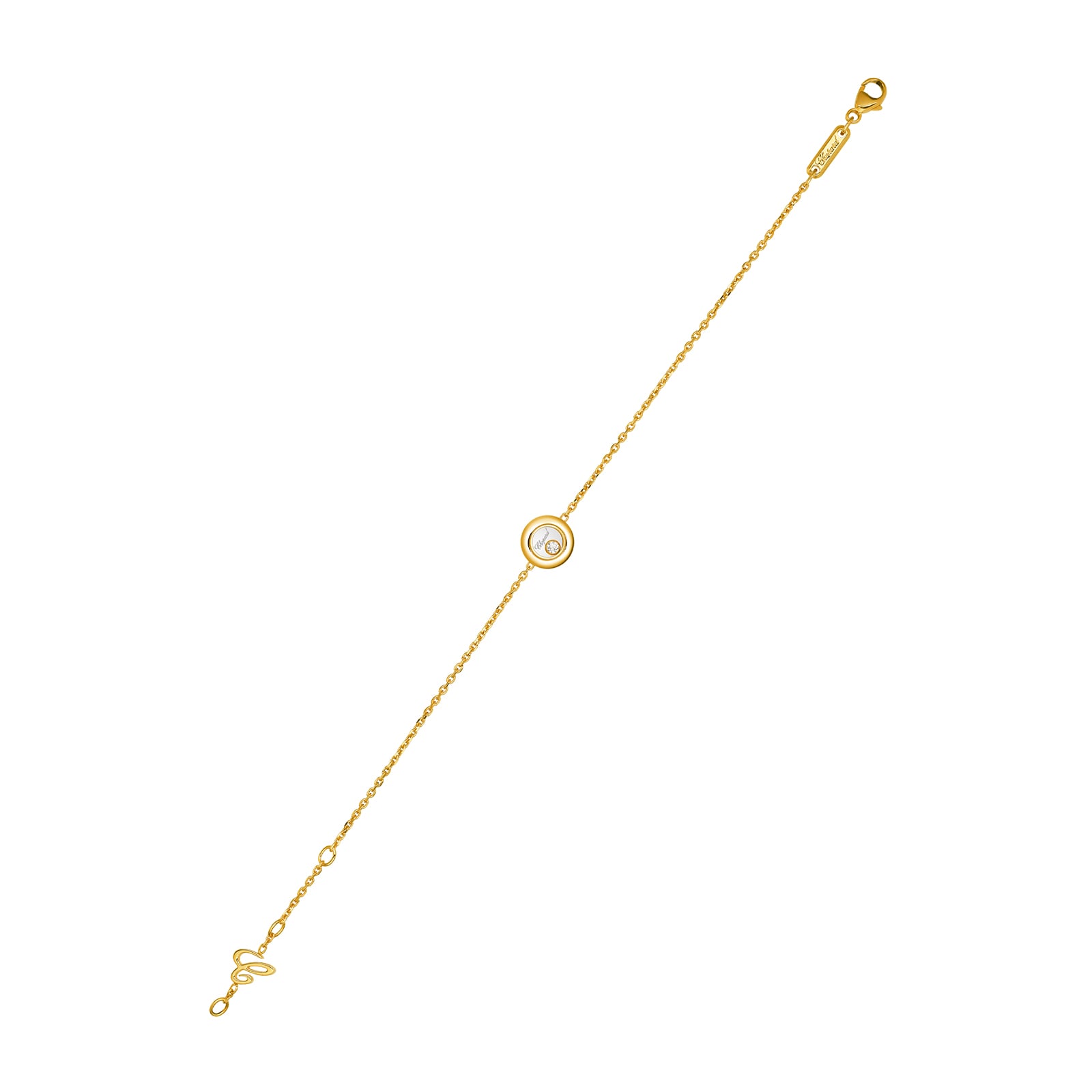 Chopard Happy Diamonds Icons Bracelet, Ethical Yellow Gold, Diamond Chopard Happy Diamonds Icons Bracelet, Ethical Yellow Gold, Diamond