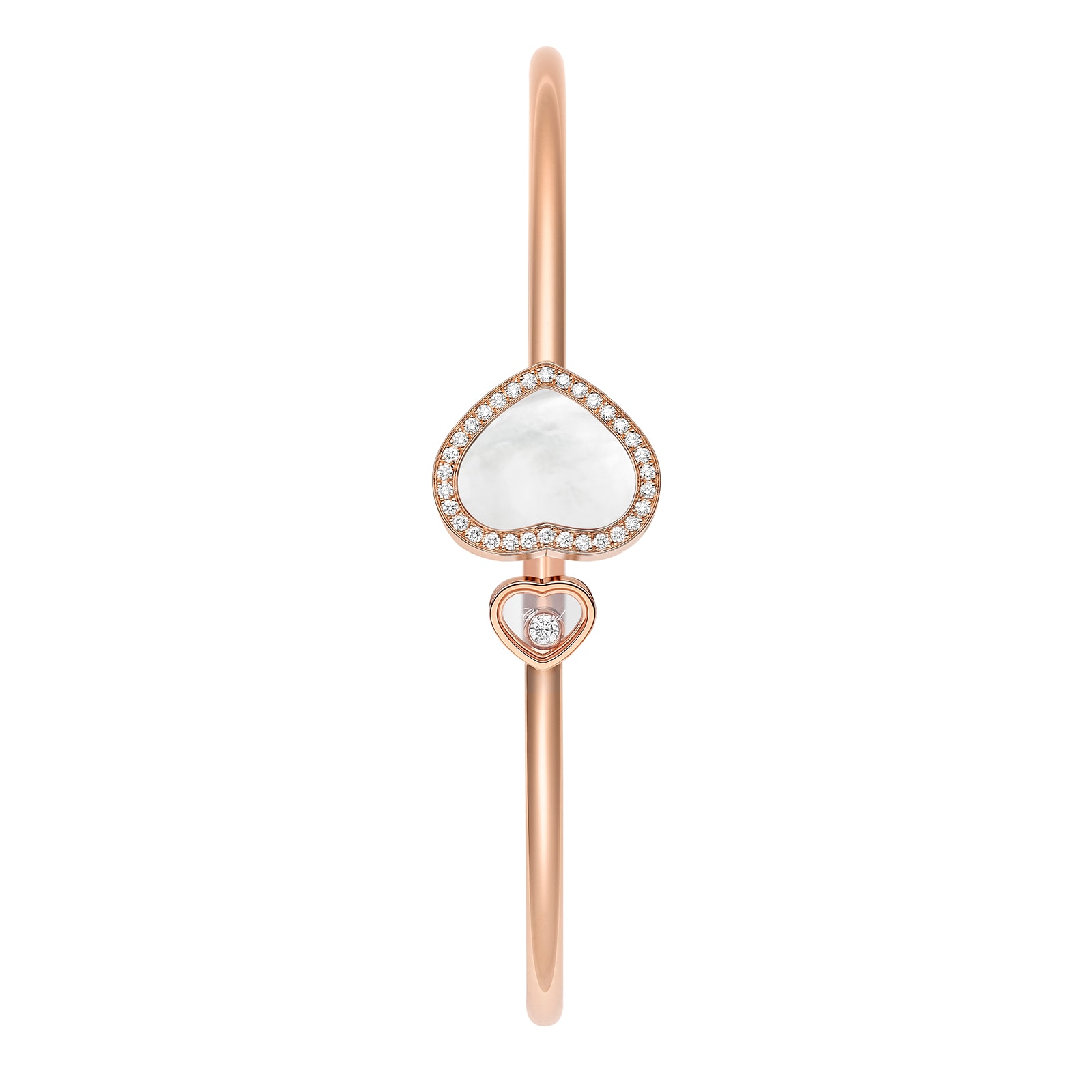 Happy Diamonds Icons Bracelet Ethical Rose Gold Mother of Pearl Diamond