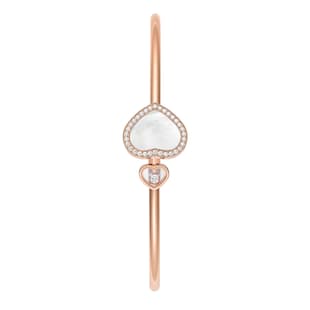 Chopard Happy Diamonds Icons Bracelet, Ethical Rose Gold, Mother-of-Pearl, Diamond