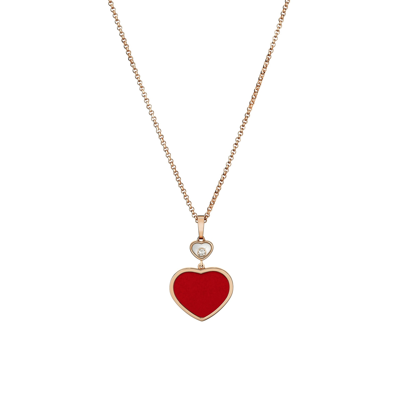 Chopard Happy Hearts Pendant Red 797482 5801 Watches Of