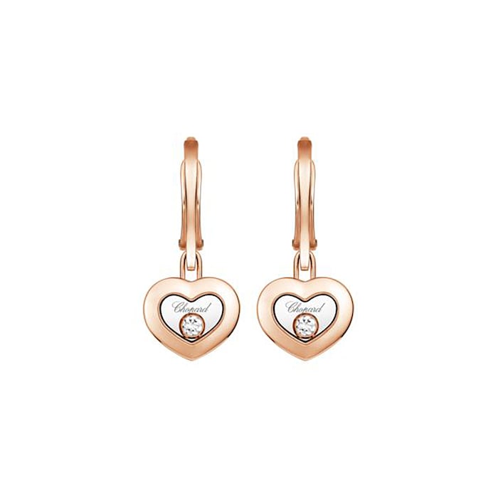 Chopard Happy Diamonds Icons Earrings, Ethical Rose Gold, Diamonds