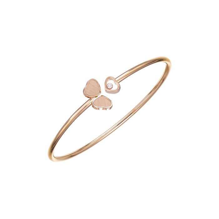 Chopard Happy Hearts Wings Bangle, Ethical Rose Gold, Diamond