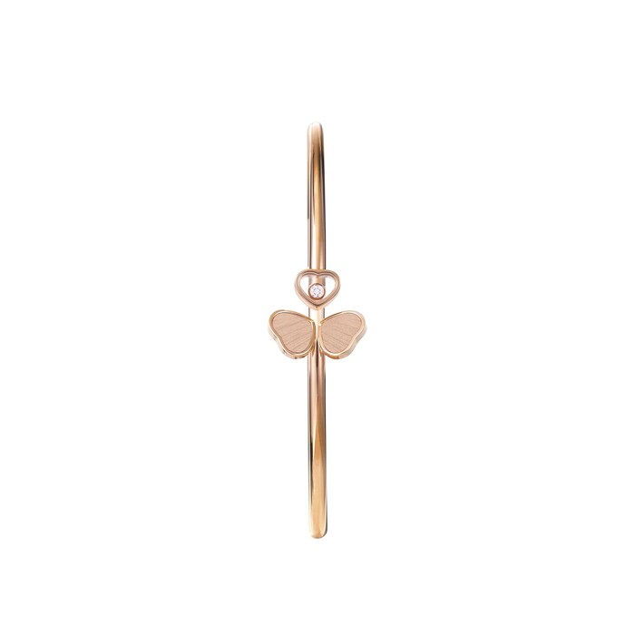 Chopard Happy Hearts Wings Bangle, Ethical Rose Gold, Diamond