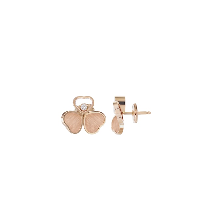 Chopard Happy Hearts Wings Earrings, Ethical Rose Gold, Diamonds