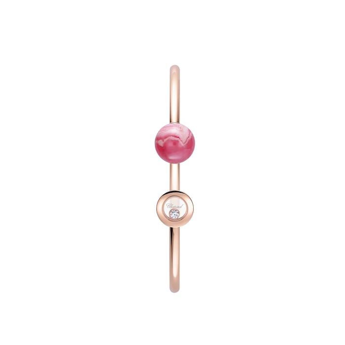 Chopard Happy Diamonds Planet Bangle, Ethical Rose Gold, Diamond, Rhodochrosite