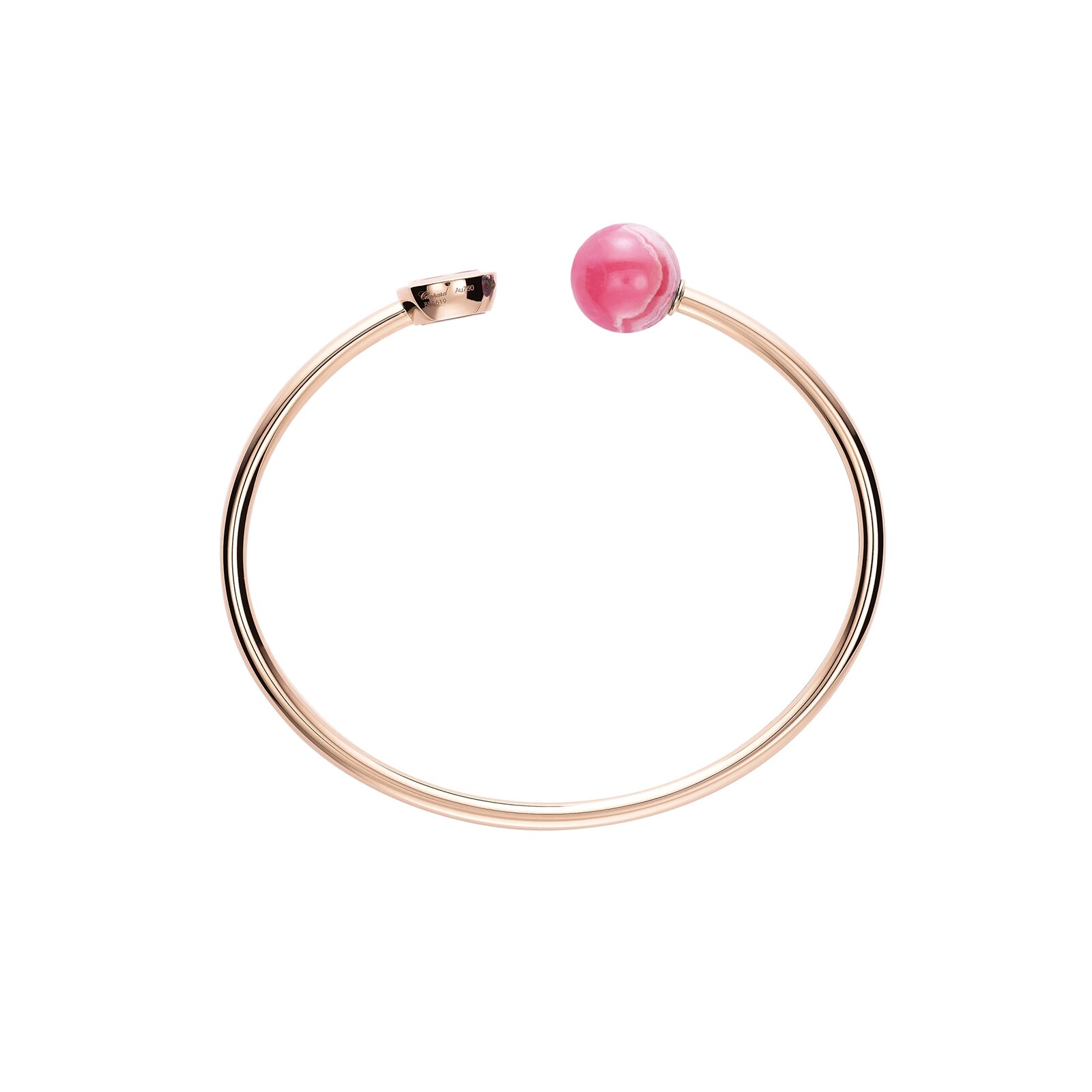 Chopard Happy Diamonds Planet Bangle, Ethical Rose Gold, Diamond, Rhodochrosite