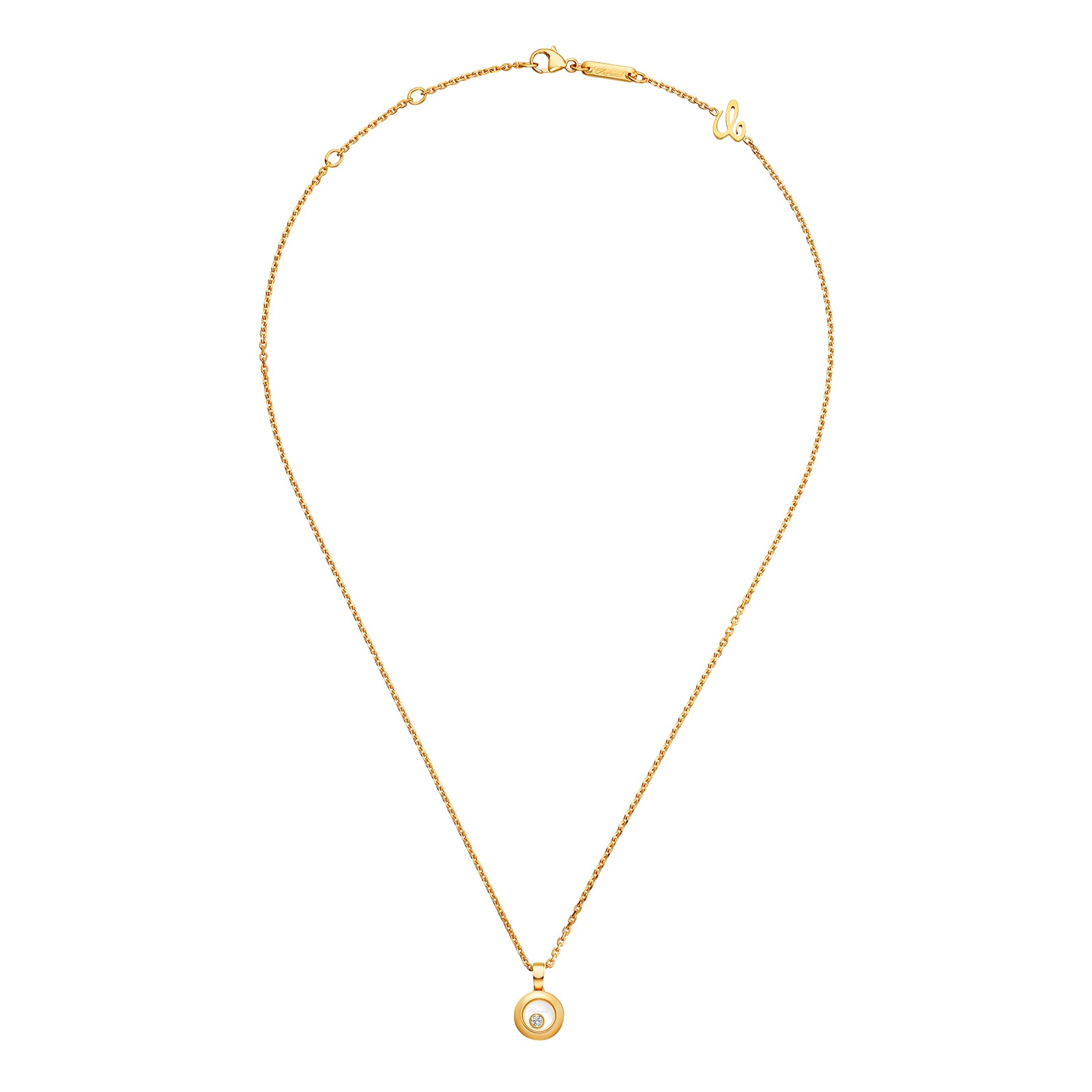 Chopard Happy Diamonds Icons Pendant, Ethical Yellow Gold, Diamond