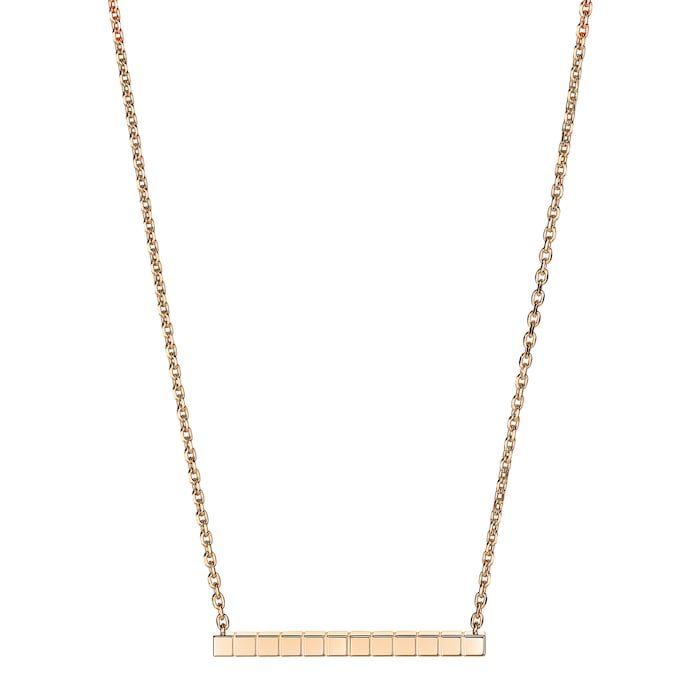 Chopard Ice Cube Pure Necklace, Ethical Rose Gold