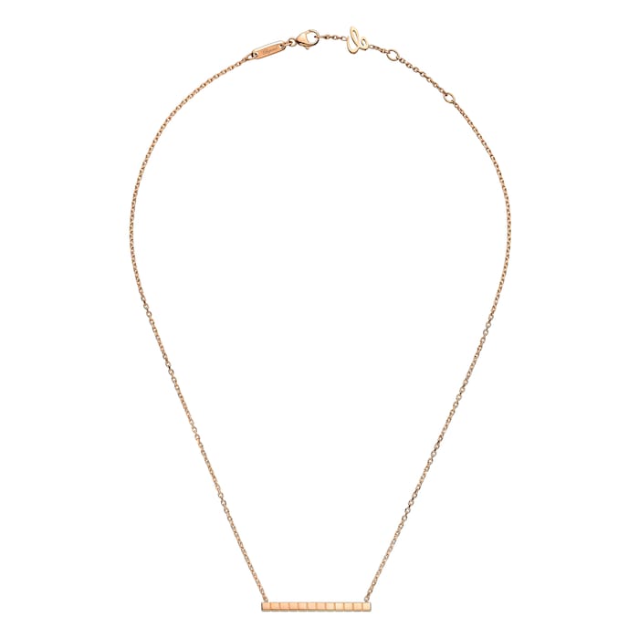 Chopard Ice Cube Pure Necklace, Ethical Rose Gold