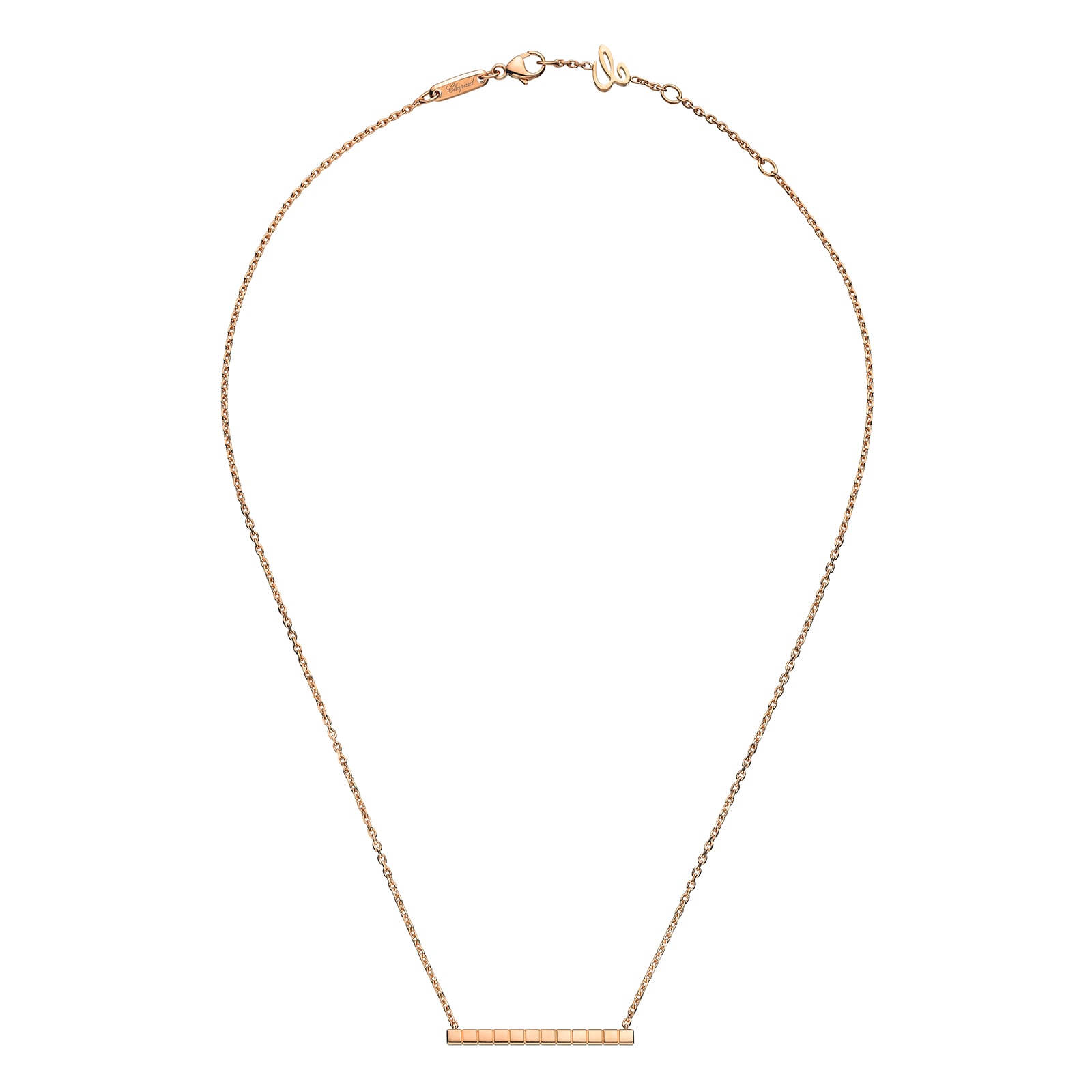 Chopard Ice Cube Pure Necklace, Ethical Rose Gold