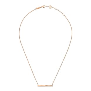 Chopard Ice Cube Pure Necklace, Ethical Rose Gold, Half-Set Diamonds