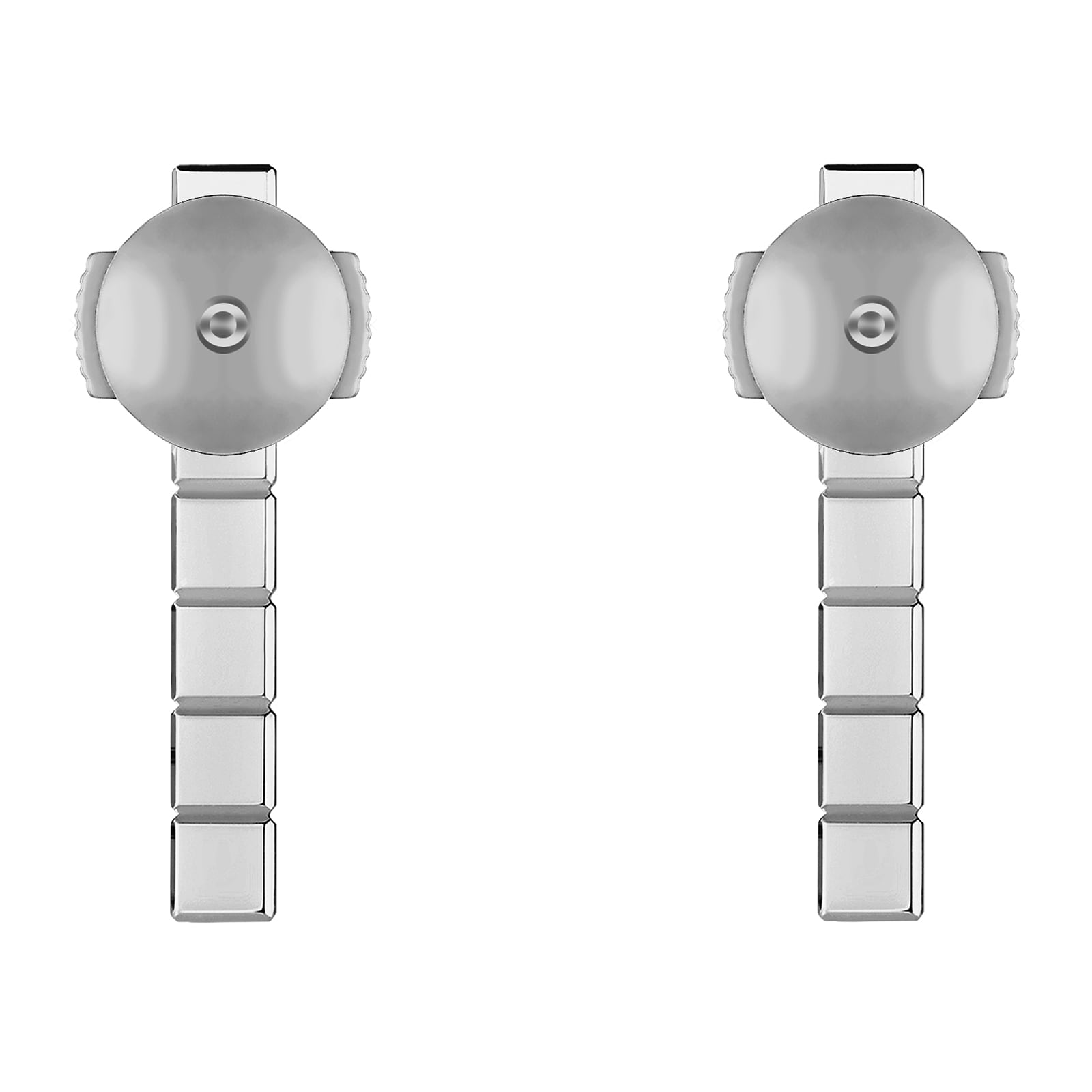 Chopard Ice Cube Pure Earrings, Ethical White Gold, Half-Set Diamonds Chopard Ice Cube Pure Earrings, Ethical White Gold, Half-Set Diamonds
