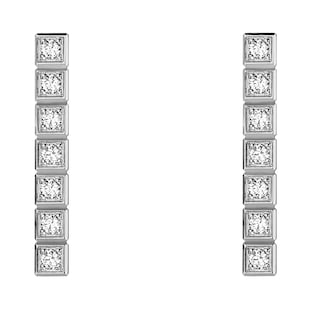 Chopard Ice Cube Pure Earrings, Ethical White Gold, Full-Set Diamonds