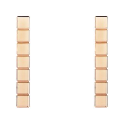 12950834 - Ice Cube Pure Earrings, Ethical Rose Gold