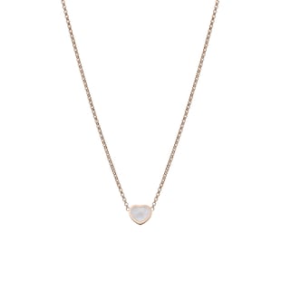 Chopard Happy Hearts Rose Gold White Pendant