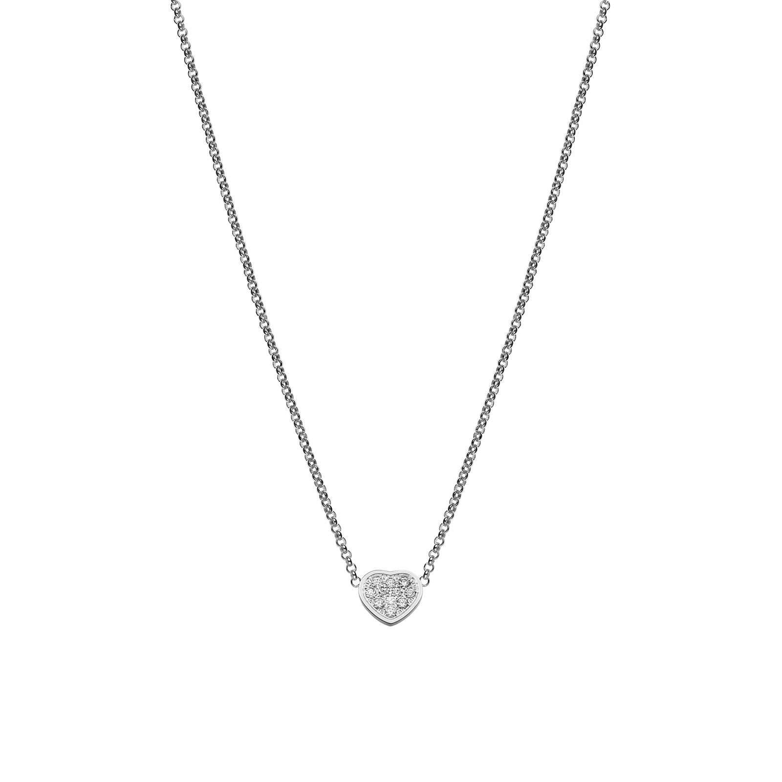 Chopard Happy Hearts White Gold Diamond Pendant