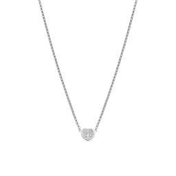 12950874 - Happy Hearts White Gold Diamond Pendant